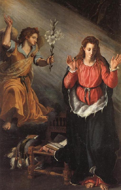 ALLORI Alessandro The Annunciation oil painting image